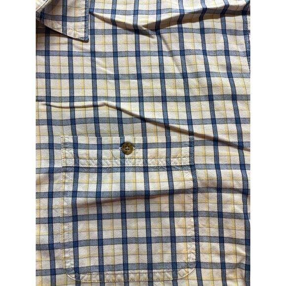 Eddie Bauer Men's XL Button Shirt Short Sleeve Plaid Multicolor - Picture 3 of 6